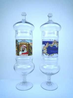 Anfora bottiglia explorer. Altezza 70 cm - Bottiglie
