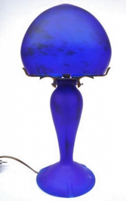 Blue Iris mm macchiati con paralume in pasta di vetro 20 cm - Lampade