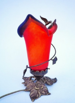Colibri Lamp Socket tulipano lungo rosso e blu - Lampade
