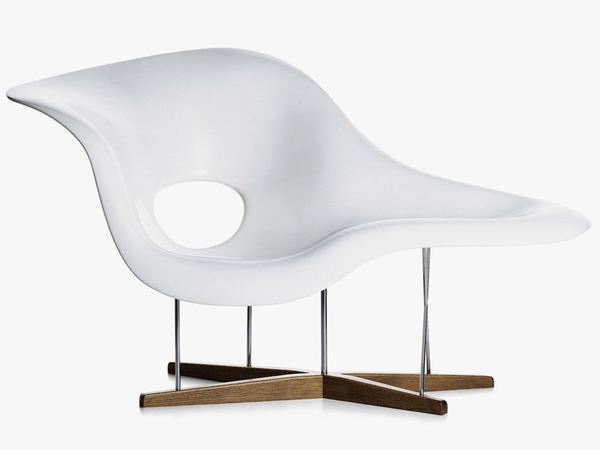 Eames La Chaise - Bianco