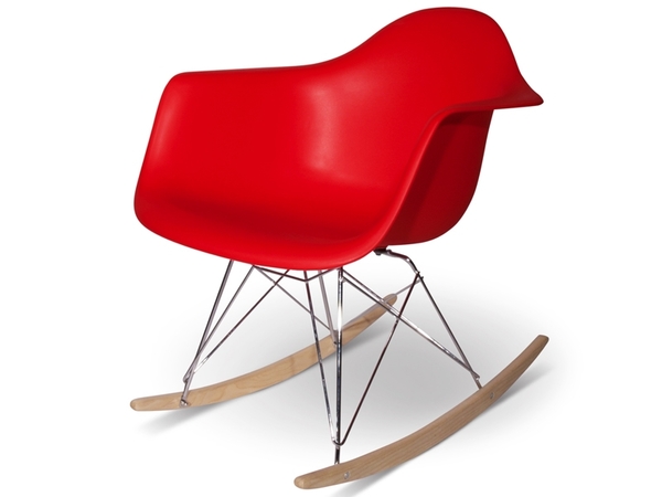 Eames Rocking Chair RAR - Rosso