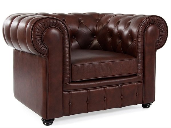 Poltrona Chesterfield - Marrone