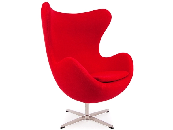 Poltrona Egg Arne Jacobsen - Rosso