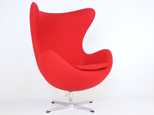 Poltrona Egg Arne Jacobsen - Rosso