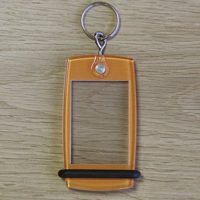 Portachiavi di colore arancione X10 Mini Créoglass