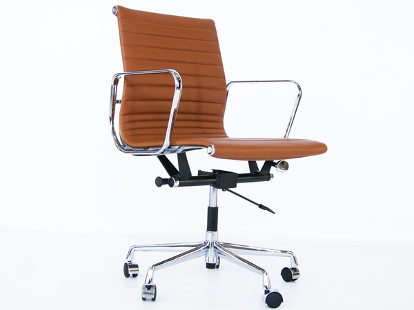 Sedia Eames Alu EA117 - Caramello