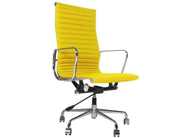 Sedia Eames Alu EA119 - Giallo