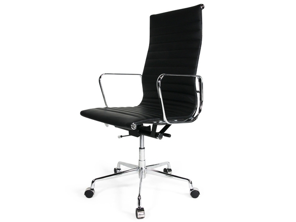 Sedia Eames Alu EA119 - Nero