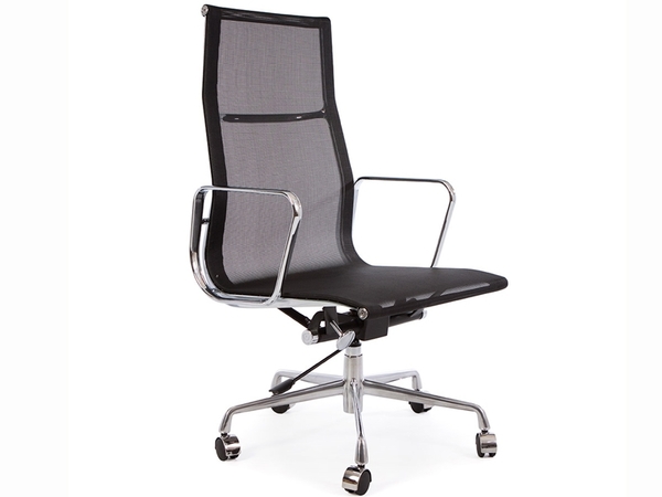 Sedia Eames Alu EA119 - Nero