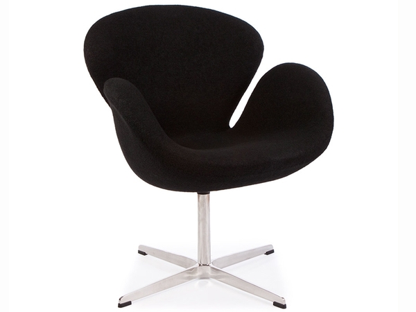 Sedia Swan Arne Jacobsen - Nero