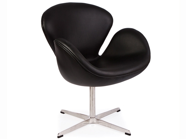 Sedia Swan Arne Jacobsen - Nero