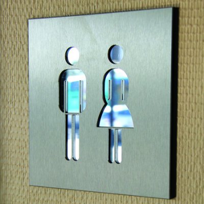 Servizi igienici di sicurezza specchio in alluminio