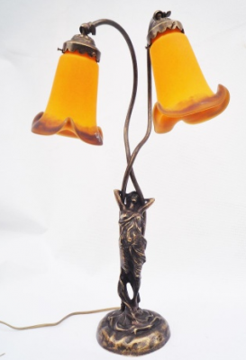 Venus 2 Giallo pasta di vetro della lampada tulipani Miele - Lampade